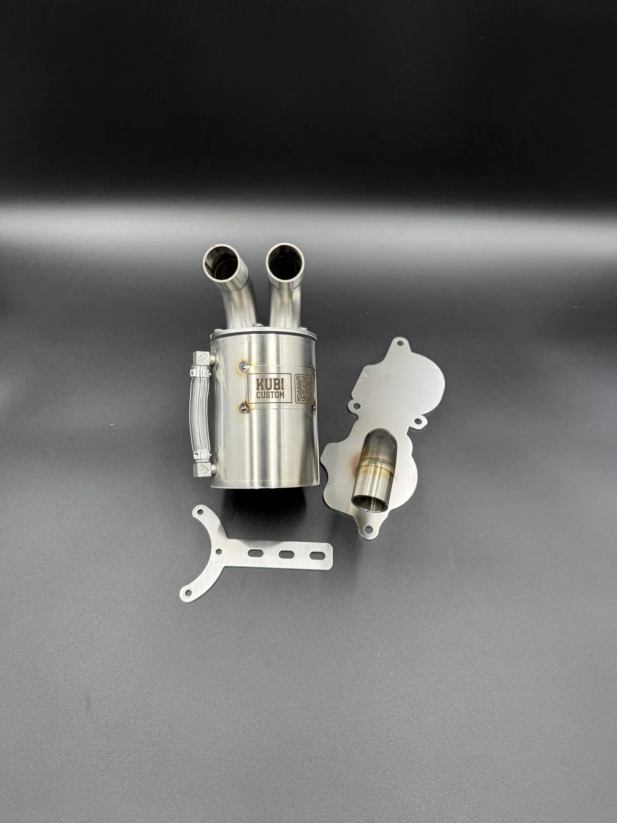 OIL CATCH TANK (SEPARATOR OLEJU) 25mm + adapter odmy (króciec 25mm) do silnika BMW M47 M57 (wersja z jednym turbo) - obrazek 2