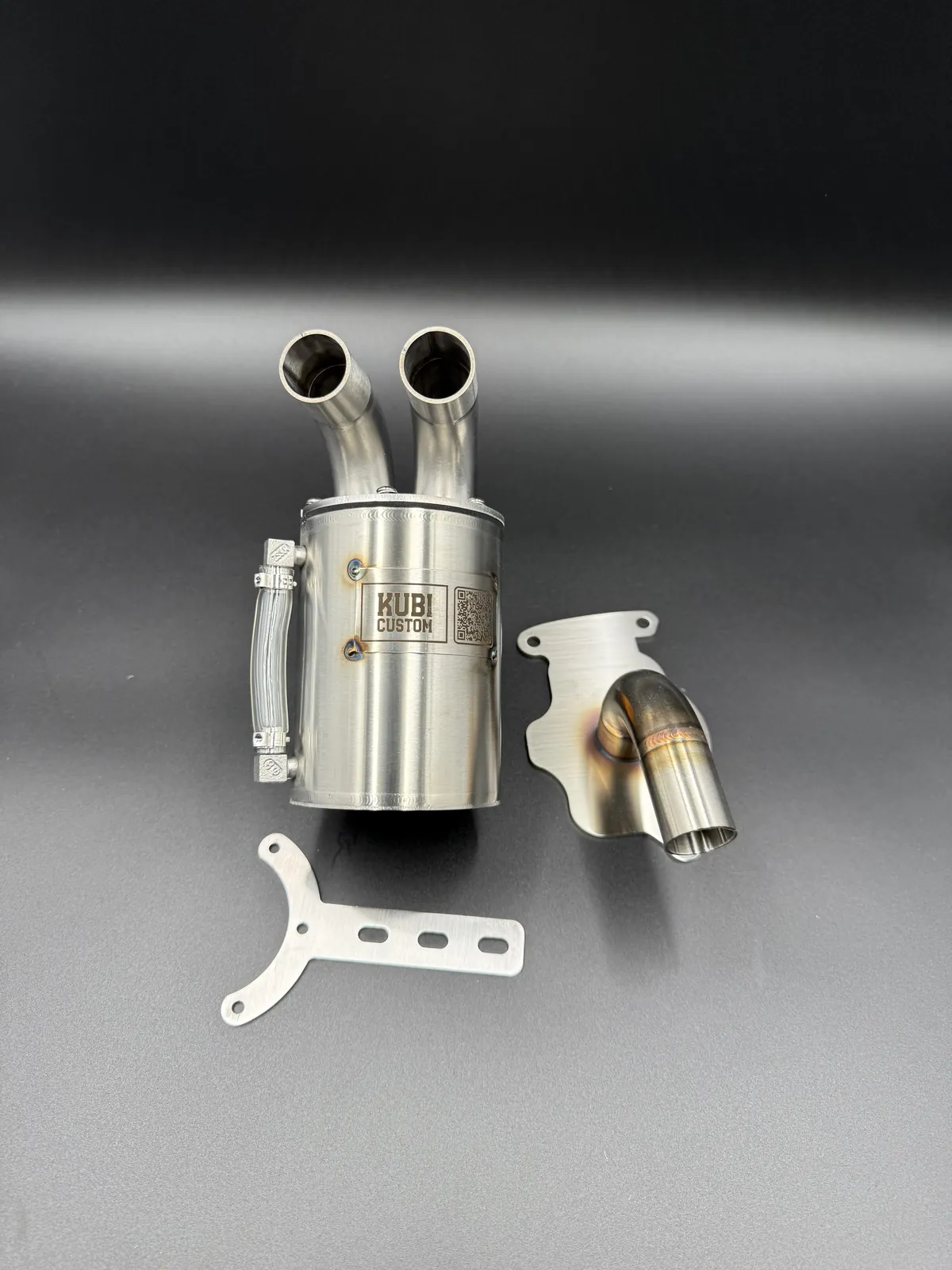 OIL CATCH TANK (SEPARATOR OLEJU) 25mm + adapter odmy (króciec 25mm) do silnika BMW M57 (wersja biturbo) - obrazek 2