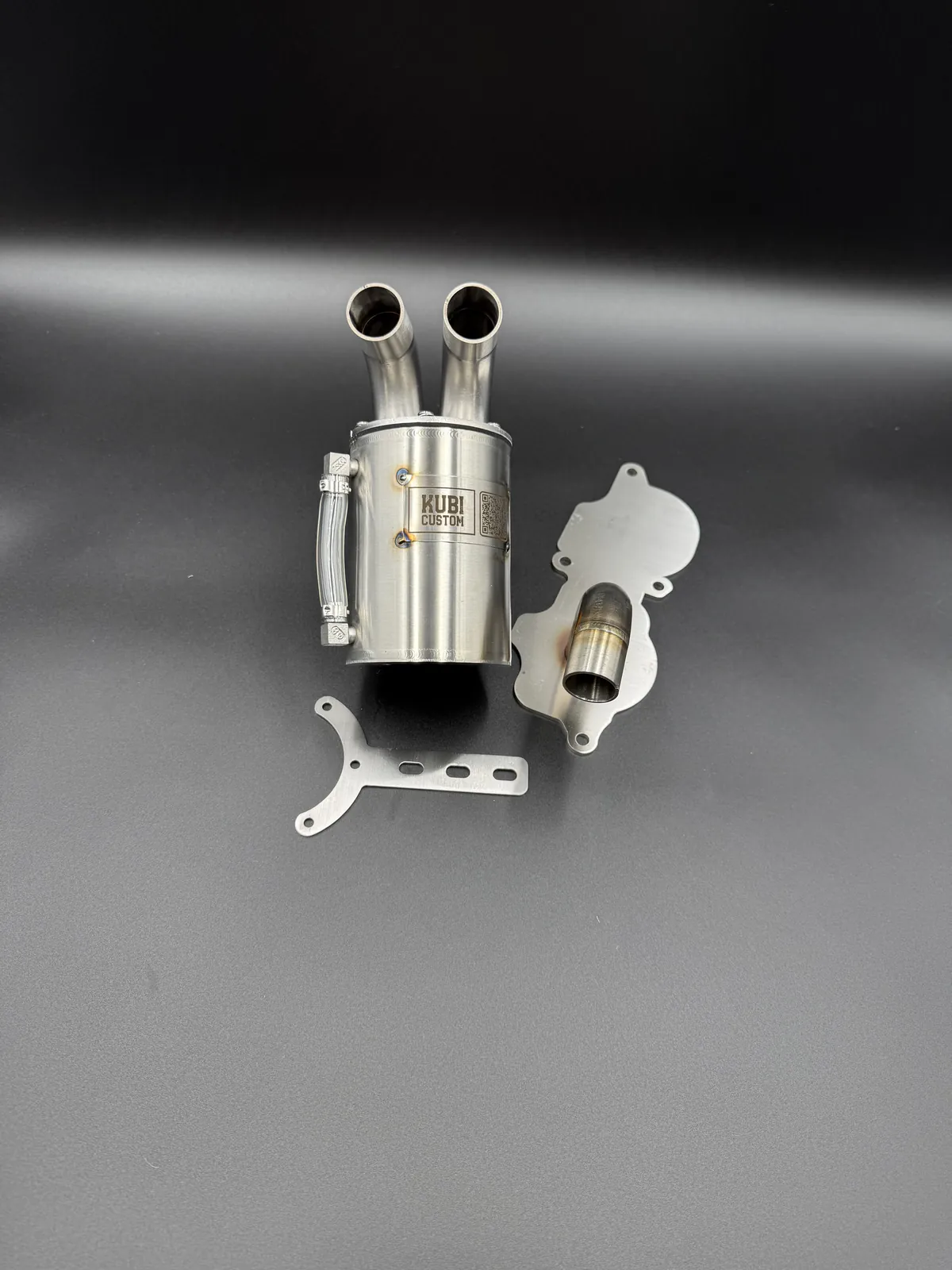 OIL CATCH TANK (SEPARATOR OLEJU) 25mm + adapter odmy (króciec 25mm) do silnika BMW M57 (wersja biturbo) - obrazek 4