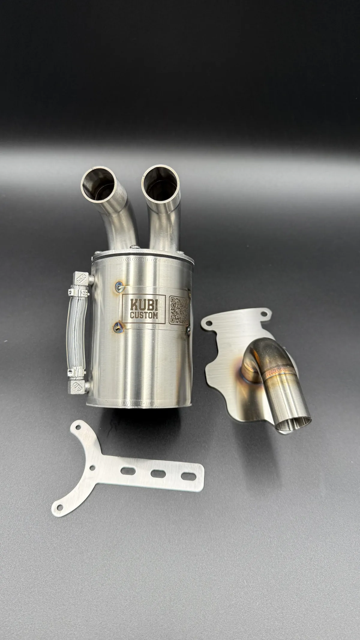 OIL CATCH TANK (SEPARATOR OLEJU) 25mm + adapter odmy (króciec 25mm) do silnika BMW M57 (wersja biturbo) - obrazek 7