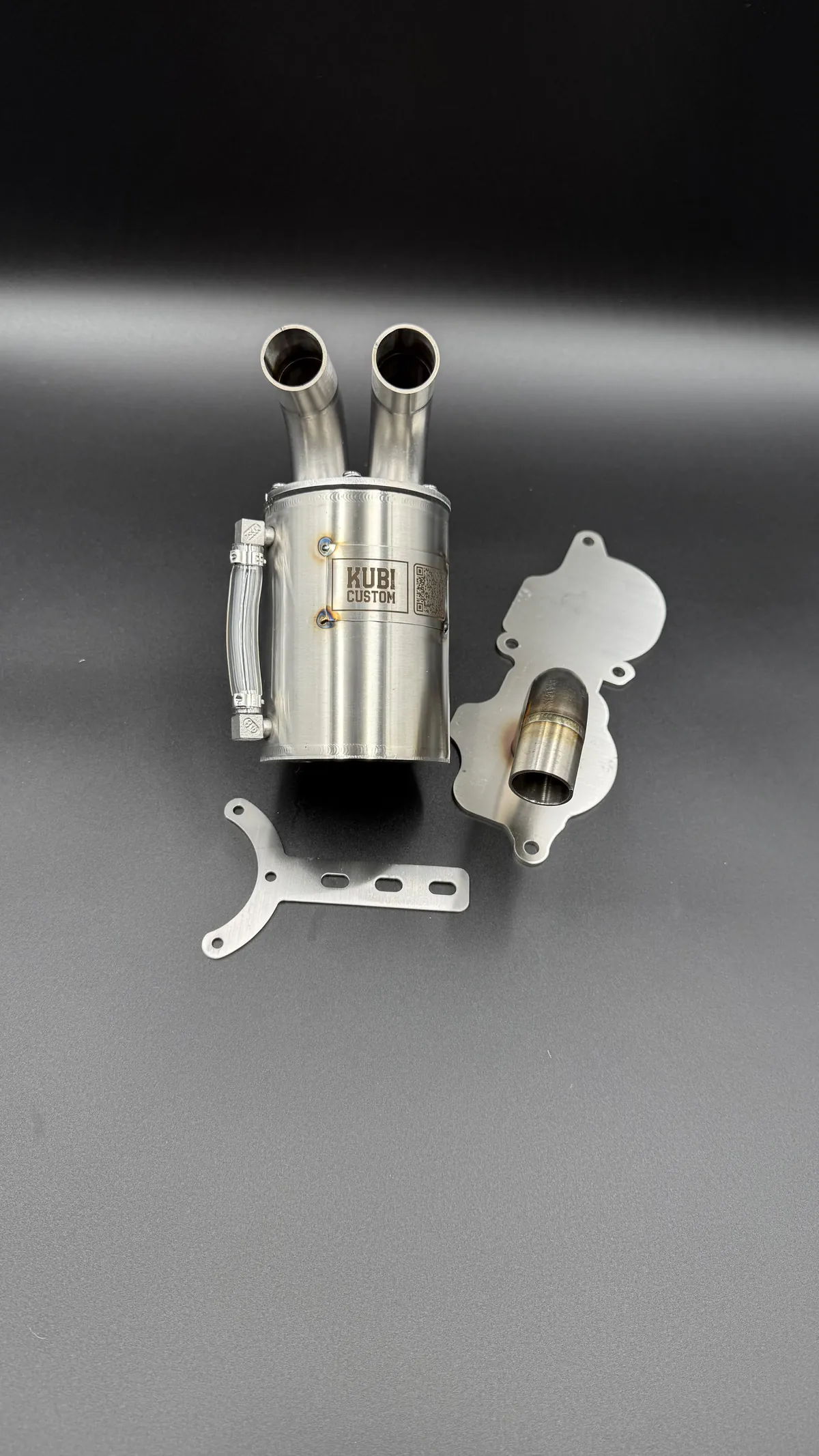 OIL CATCH TANK (SEPARATOR OLEJU) 25mm + adapter odmy (króciec 25mm) do silnika BMW M57 (wersja biturbo) - obrazek 9
